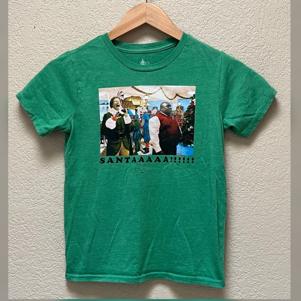 Elf Movie Santa Phrase T-Shirt Boy Size -Medium